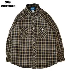 【90s・ラングラー】Wrangler 裏地付き ウエスタンシャツ