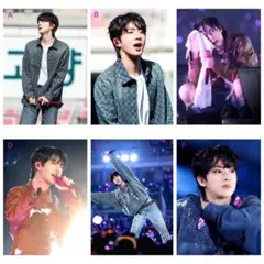 《JIN-71》BTS L版写真 ソクジン 6枚セット