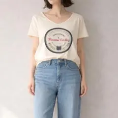 ダズリン［Ｆ］新品◎大人カジュアル◎コットン100%◎ビッグプリントカットソーのサムネイル