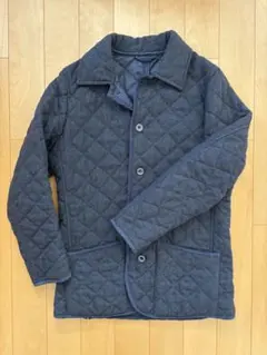 BEAMS HEART ネイビー キルティングジャケット Lサイズ