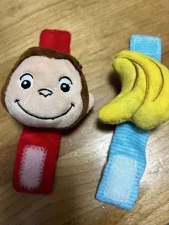 おさるのジョージ 赤ちゃん おもちゃ ベビー ラトル 鈴 がらがら