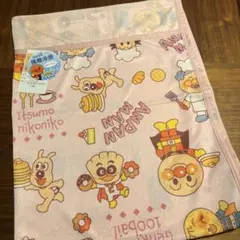 アンパンマン　キャラクター　冷感　お昼寝ケット　夏用　85×115cm ピンク