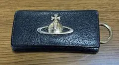 ヴィヴィアンウエストウッド　ブラックレザーキーケース