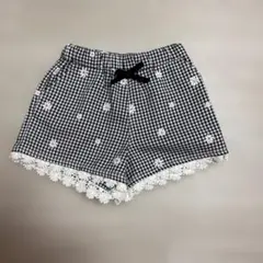 【美品】スリップスラップ花柄プリントのフリル付きパンツ 90サイズ