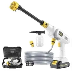 高圧洗浄機 コードレス 充電式軽量　充電式バッテリ一対応 6in1多機能ノズル