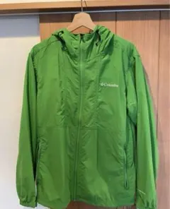 シティーボーイ Columbia マウンテンパーカー 緑 テック 黄緑 テック系