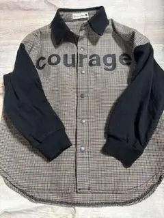 branshes チェック柄 長袖シャツ 110