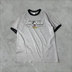 Disney Store ディズニー ミッキーマウス リンガーTシャツ L