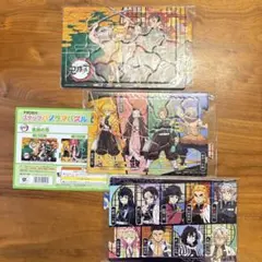 【美品】鬼滅の刃 ステップパノラマパズル 3種セット