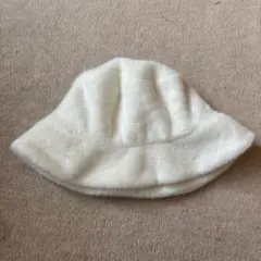 ホワイト フリース バケットハット