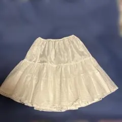 フォークダンス用ペチコートホワイトのサムネイル