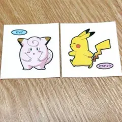 ポケモンパン　デコキャラシール　216弾　ピッピ　ピカチュウ