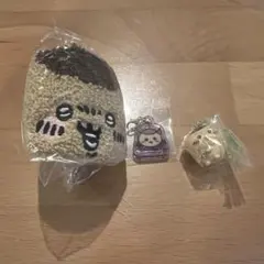 新品未使用 ちいかわ くりまんじゅう先輩 キーホルダー ポーチ