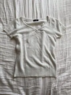 ニットT トップス グランジ フェアリーグランジ ラグジュアリー 森ガール 平成