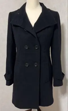 ✨COUPDECHANCE アンゴラ混 シンプルメルトンコート サイズ38