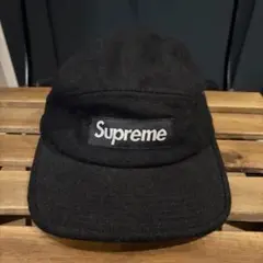 Supreme キャップ ブラック