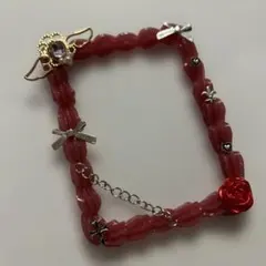 硬質カードケースデコ 赤