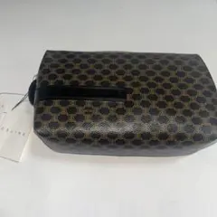 CELINE マカダム柄 ポーチ