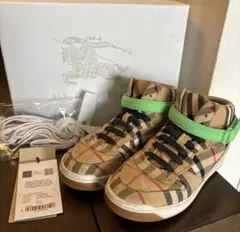 BURBERRY キッズ ハイカットスニーカー チェック柄 31のサムネイル