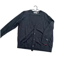 ユニクロ × アニヤハインドマーチ コラボ カーディガン XLダークグレー