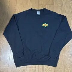 か*め様 JERZEES NUBLEND スウェット ブラック 刺繍 Lサイズ