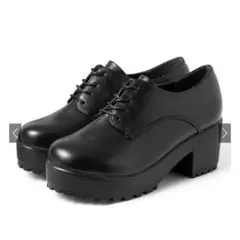 【GRL】 厚底レースアップシューズ　24.5cm