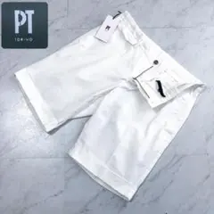 【新品未使用】PT TORINO ショーツ バミューダ ストレッチ ホワイトのサムネイル