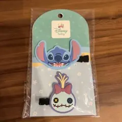 【新品未使用】Disney baby ヘアピン 2個セット スティッチ