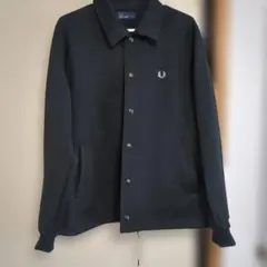 FRED PERRY ブラック コーチジャケット シャツのサムネイル