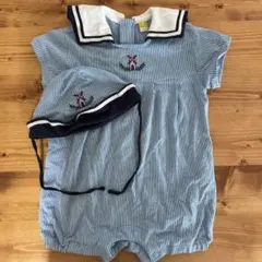 moimoln モイモルン【2点セット】マリリンカバーオール＆帽子 80