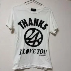 24 KARATS THANKS I LOVE YOU Tシャツ