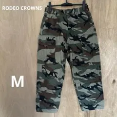 RODEO CROWNS迷彩 カーゴパンツ 複数ポケット