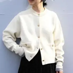 IENA イエナ 定価2.2万 ダブルフェイスニットカーディガン 22AW