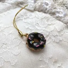 ABISTE アビステ ストラップ ドーナツ　スワロフスキー SWAROVSKI