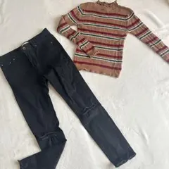 最終お値下げ中【emsexcite】エムズエキサイトまとめ売りニットパンツ