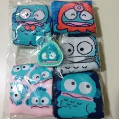 サンリオ　サガラ刺繍キーホルダー　靴下　ハンギョドン