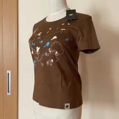 新品未使用【HUNTING WORLD 】半袖Tシャツ レディースM ブラウンのサムネイル