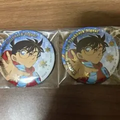 江戸川コナン 缶バッジ 2点セット まとめ売り 残像の交信からの脱出