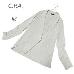 C.P.A.⭐︎ジャケット風カーディガン【M】Vネック 薄手 シンプル 長袖