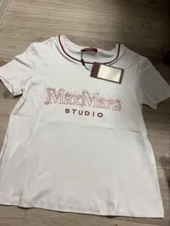 近年モデル❤️MIUMIU 半袖 ロゴテープ ロゴストライプ Tシャツ XS