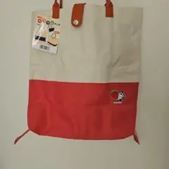 2WAYカラフルバッグ トートバッグ マチあり マチなし レッド とち介