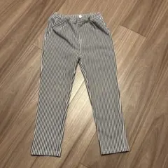 PETIT MAIN ストライプ ロングパンツ　110