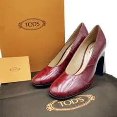 超美品 トッズ TOD'S パンプス クロコ型押し 11-26042404のサムネイル