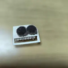 フェイクファー スタッドイヤリング