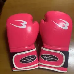 BODYMAKER ボクシンググローブ 12oz ピンク