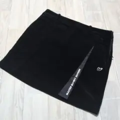 【訳あり】ファスナー外れてます ゴルフ スカート サイズ1 黒色 M