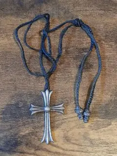 正規品 クロムハーツ ジャンク ラージクロス ペンダント レザーブレード セット 正規品 クロムハーツ ジャンク ラージクロス ペンダント レザー