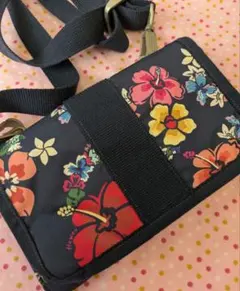 ハワイ限定!!美品！レスポエッセンシャル素材✨お財布ショルダー