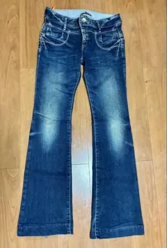 希少 DIESEL ローライズ フレアデニム 3連ボタン Y2K ヴィンテージ
