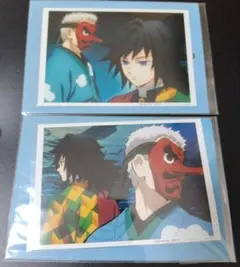 鬼滅の刃　ランダムブロマイド　遊郭編　冨岡義勇　鱗滝左近次